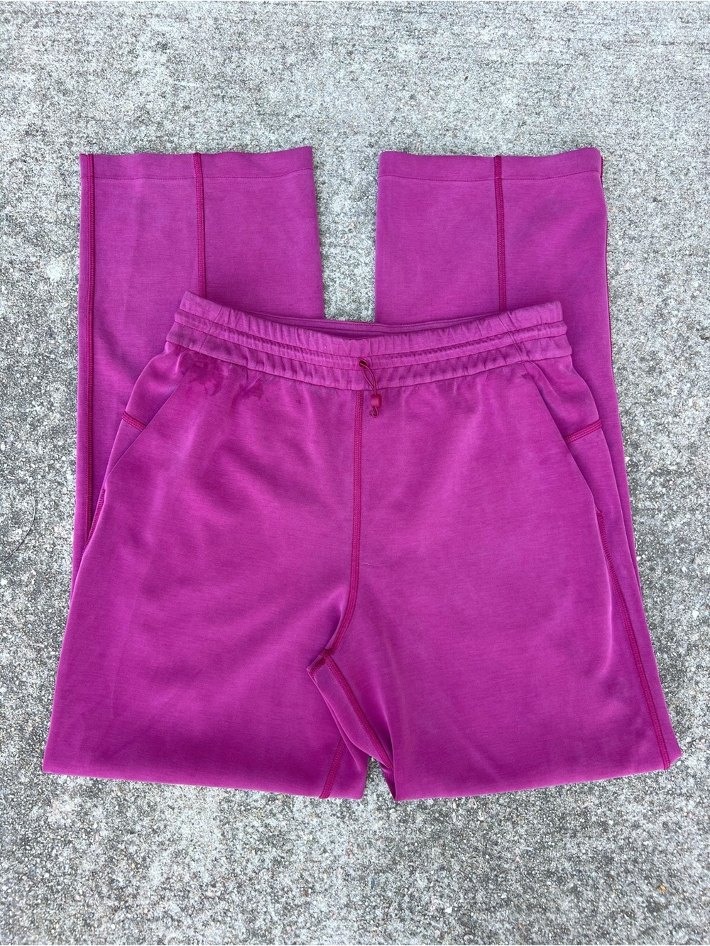 Lululemon Softstreme High Rise Straight Leg Pants Sweatpants Deep Luxe 31”